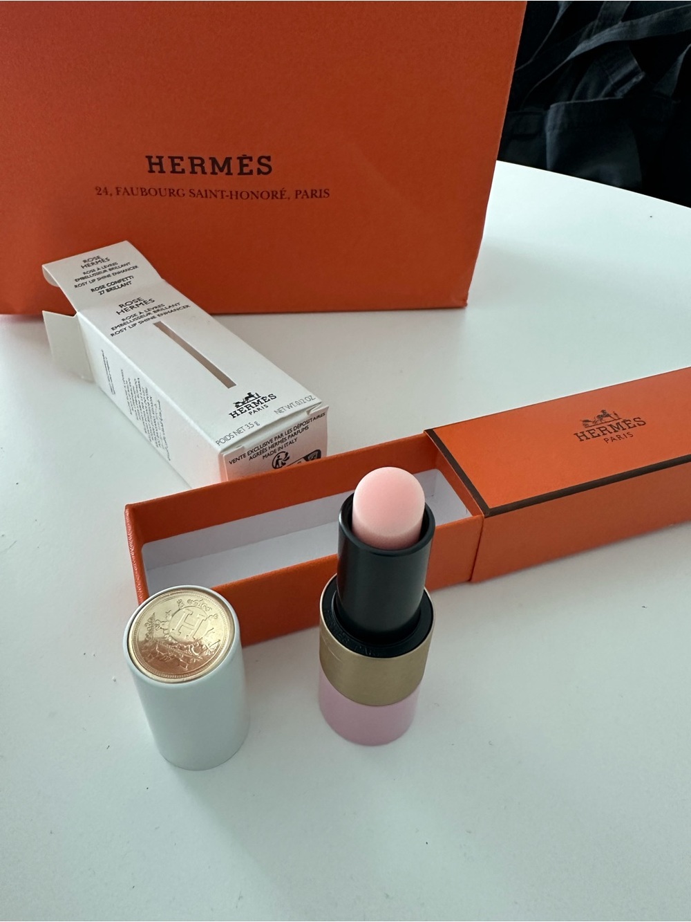 Hermes Rose Confetti Rosy Lip Shine Enhancer